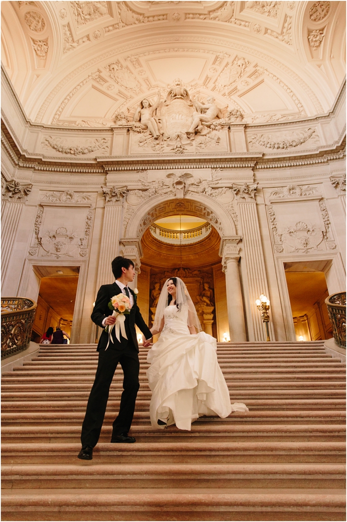 Helen and Jaren, San Francisco City Hall Wedding Photographer // SimoneAnne.com