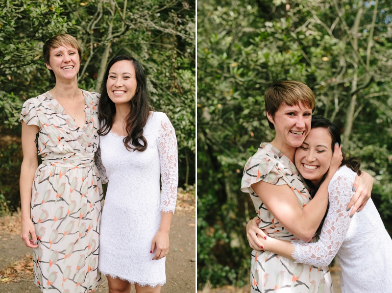Lindsey and David's Berkeley Botanical Garden wedding in the redwoods and picnic wedding reception // SimoneAnne.com