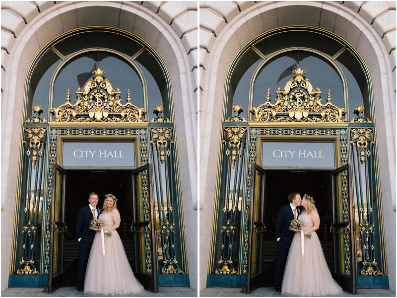 Nina and John's San Francisco City Hall Wedding Photographer // SimoneAnne.com