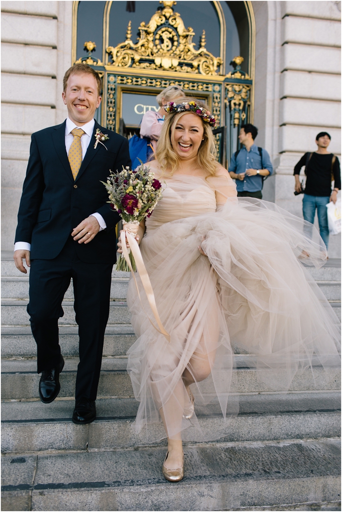 Nina and John's San Francisco City Hall Wedding Photographer // SimoneAnne.com