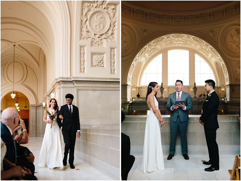Paige and Ke, San Francisco City Hall Wedding, San Francisco Wedding Photographer // SimoneAnne.com