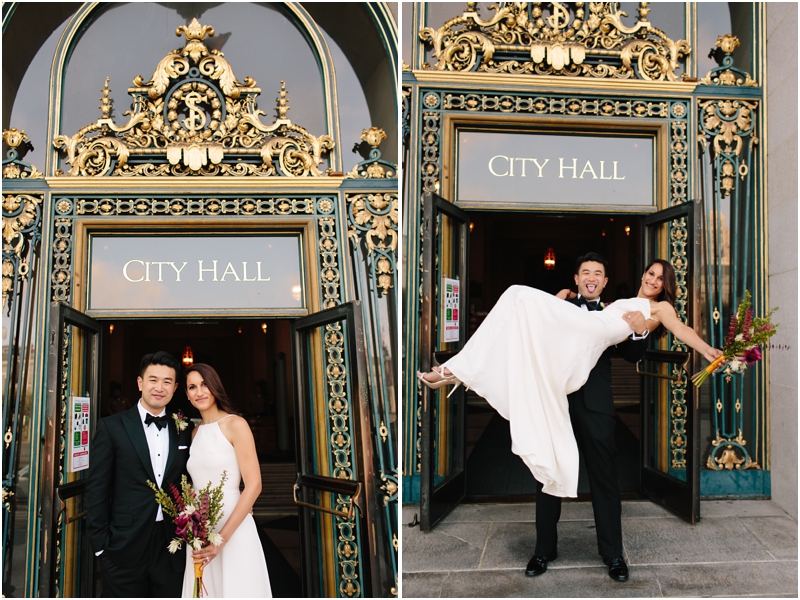 Paige and Ke, San Francisco City Hall Wedding, San Francisco Wedding Photographer // SimoneAnne.com
