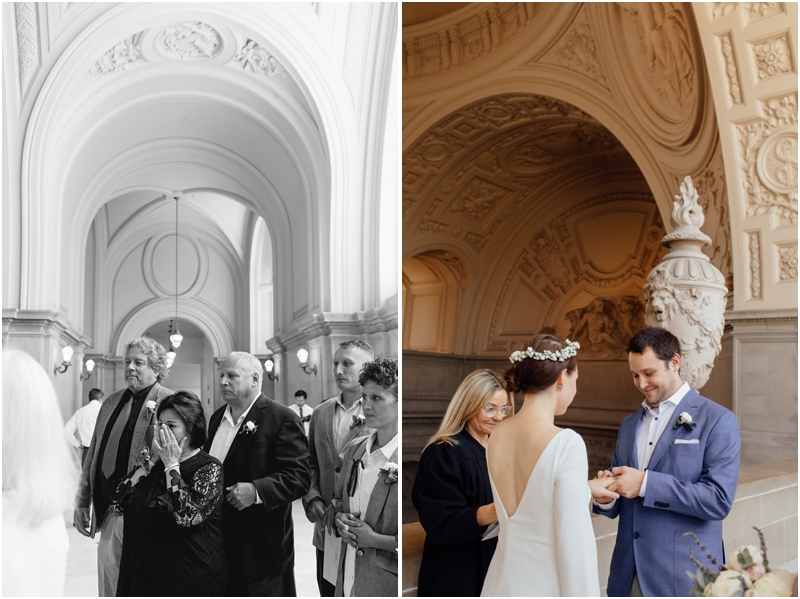 Intimate San Francisco City Hall Wedding Photographer // SimoneAnne.com