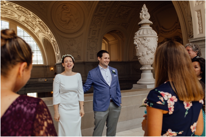 Intimate San Francisco City Hall Wedding Photographer // SimoneAnne.com