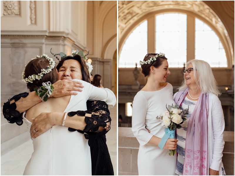 Intimate San Francisco City Hall Wedding Photographer // SimoneAnne.com