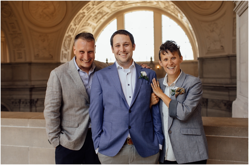 Intimate San Francisco City Hall Wedding Photographer // SimoneAnne.com