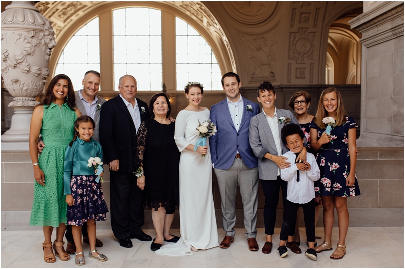 Intimate San Francisco City Hall Wedding Photographer // SimoneAnne.com