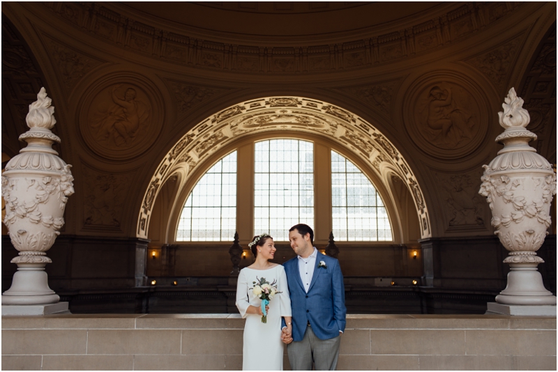 Intimate San Francisco City Hall Wedding Photographer // SimoneAnne.com