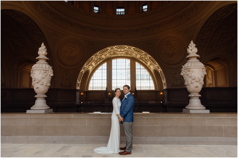 Intimate San Francisco City Hall Wedding Photographer // SimoneAnne.com