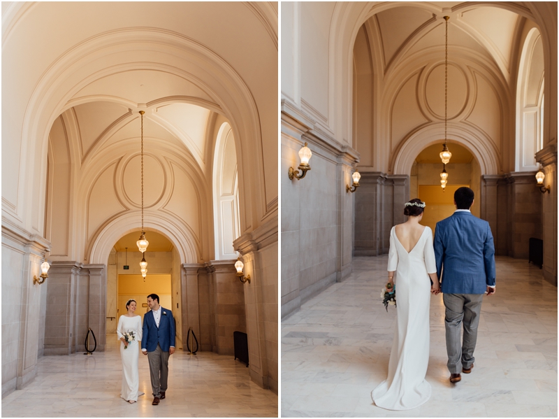 Intimate San Francisco City Hall Wedding Photographer // SimoneAnne.com