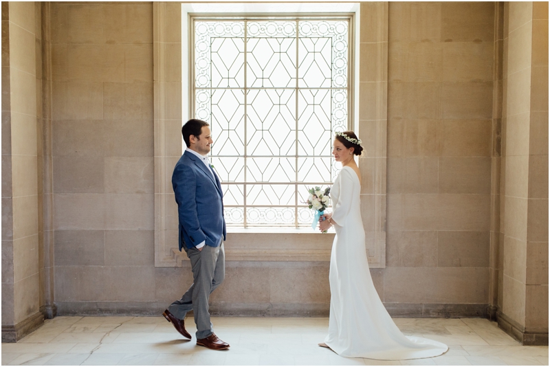 Intimate San Francisco City Hall Wedding Photographer // SimoneAnne.com