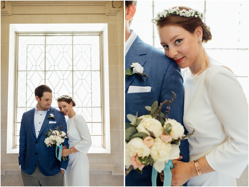 Intimate San Francisco City Hall Wedding Photographer // SimoneAnne.com