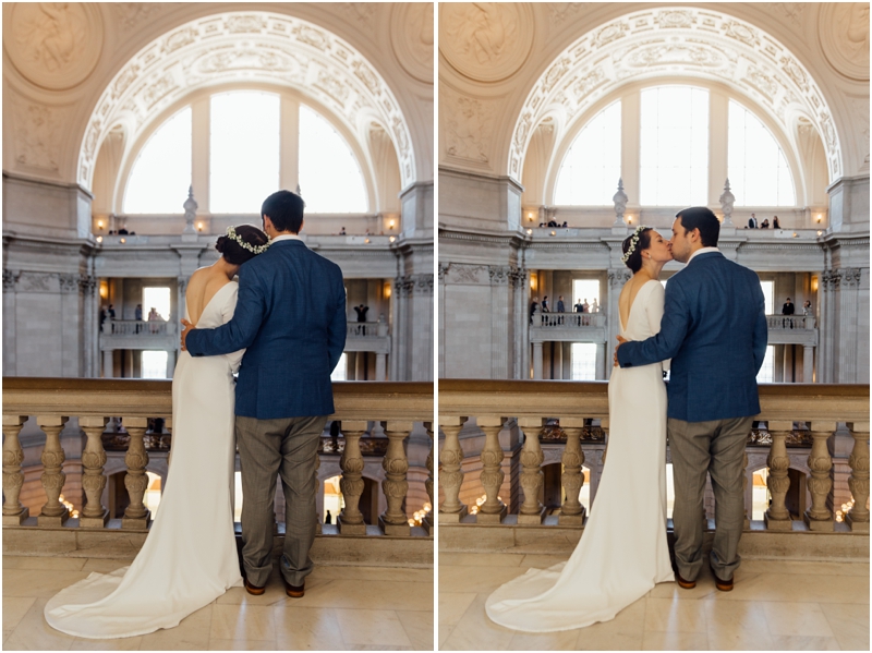 Intimate San Francisco City Hall Wedding Photographer // SimoneAnne.com