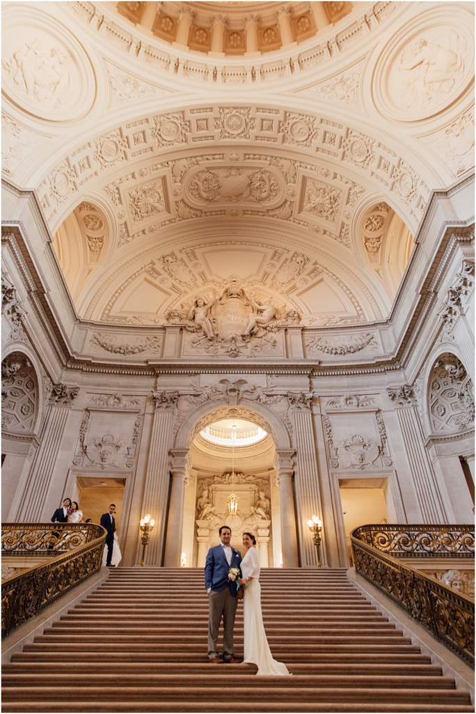 Intimate San Francisco City Hall Wedding Photographer // SimoneAnne.com
