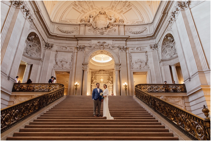 Intimate San Francisco City Hall Wedding Photographer // SimoneAnne.com