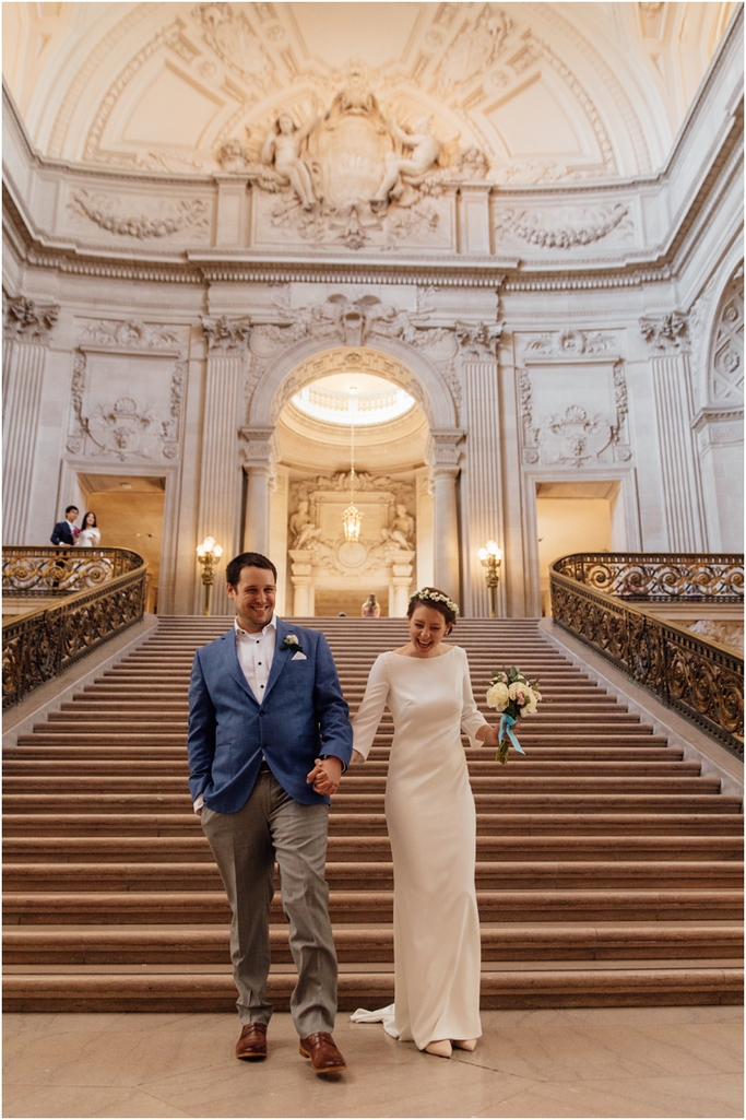 Intimate San Francisco City Hall Wedding Photographer // SimoneAnne.com