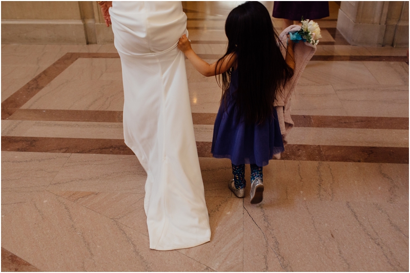 Intimate San Francisco City Hall Wedding Photographer // SimoneAnne.com