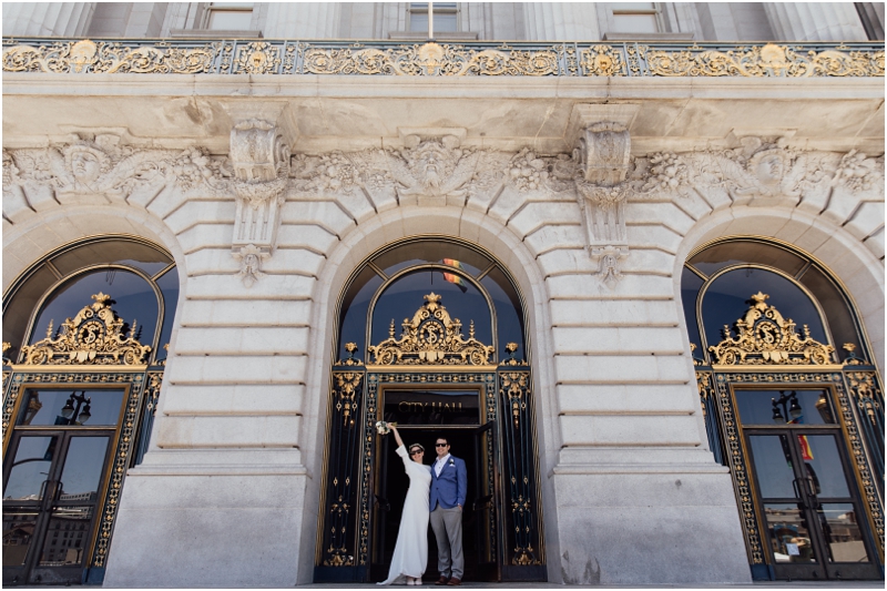 Intimate San Francisco City Hall Wedding Photographer // SimoneAnne.com