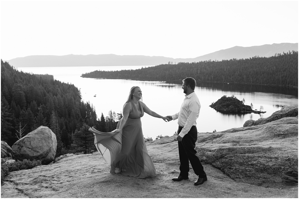 Lake Tahoe Engagement Photos