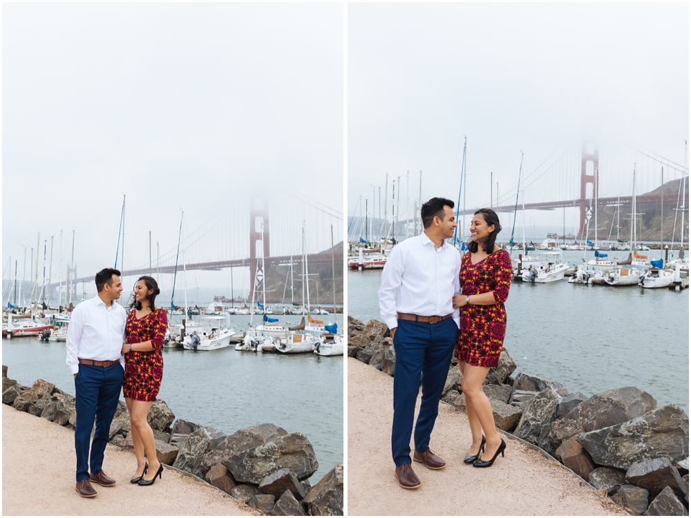 Foggy Engagement Photos