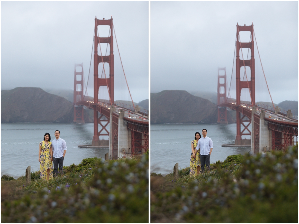 Golden Gate Bridge Engagement Photos