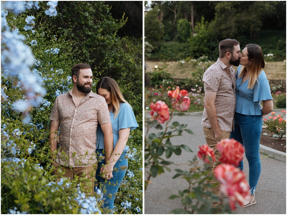 Marcom Rose Garden Engagement Photos