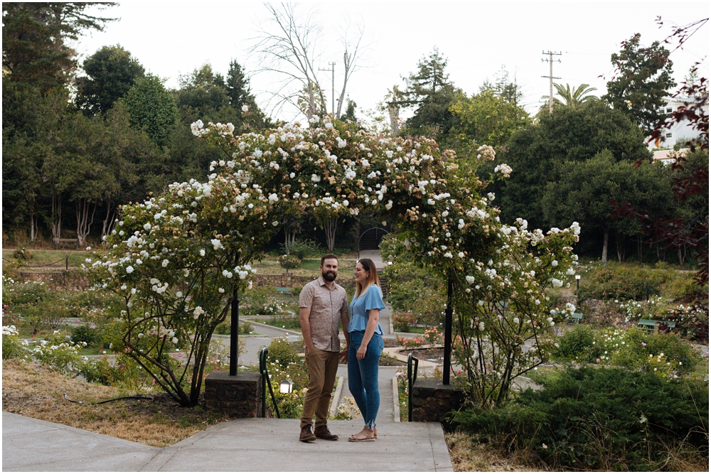 Marcom Rose Garden Engagement Photos