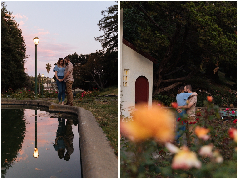 Marcom Rose Garden Engagement Photos