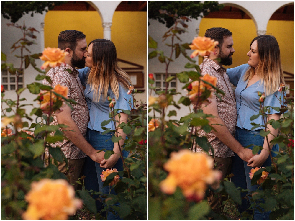 Marcom Rose Garden Engagement Photos