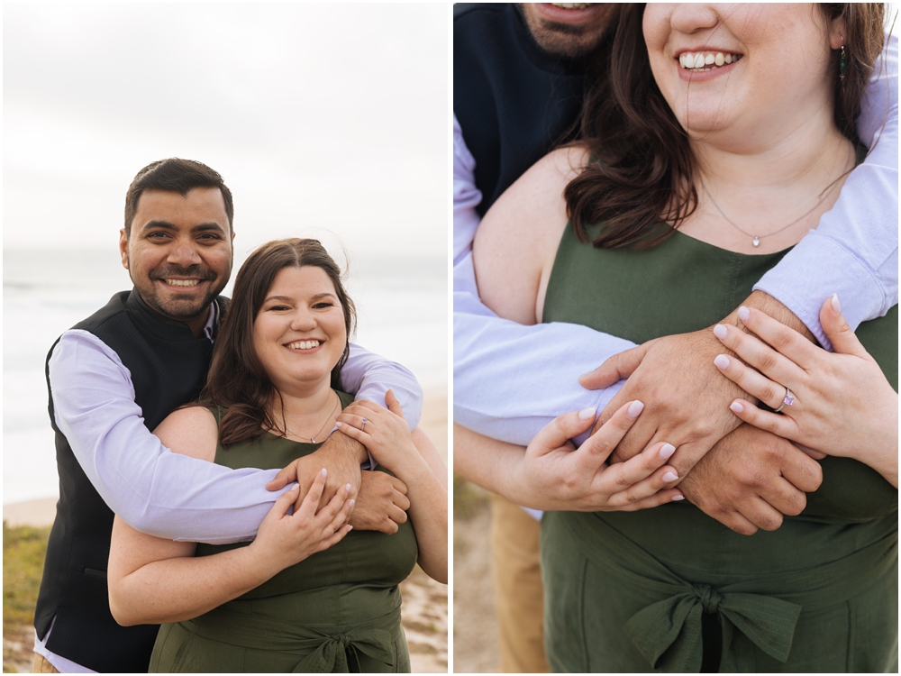 Poplar Beach Engagement Photos