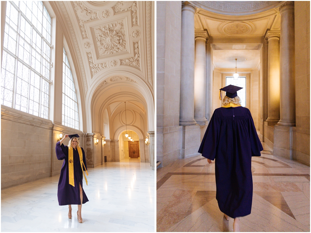 San Francisco State Graduation Photos at San Francsico City Hall