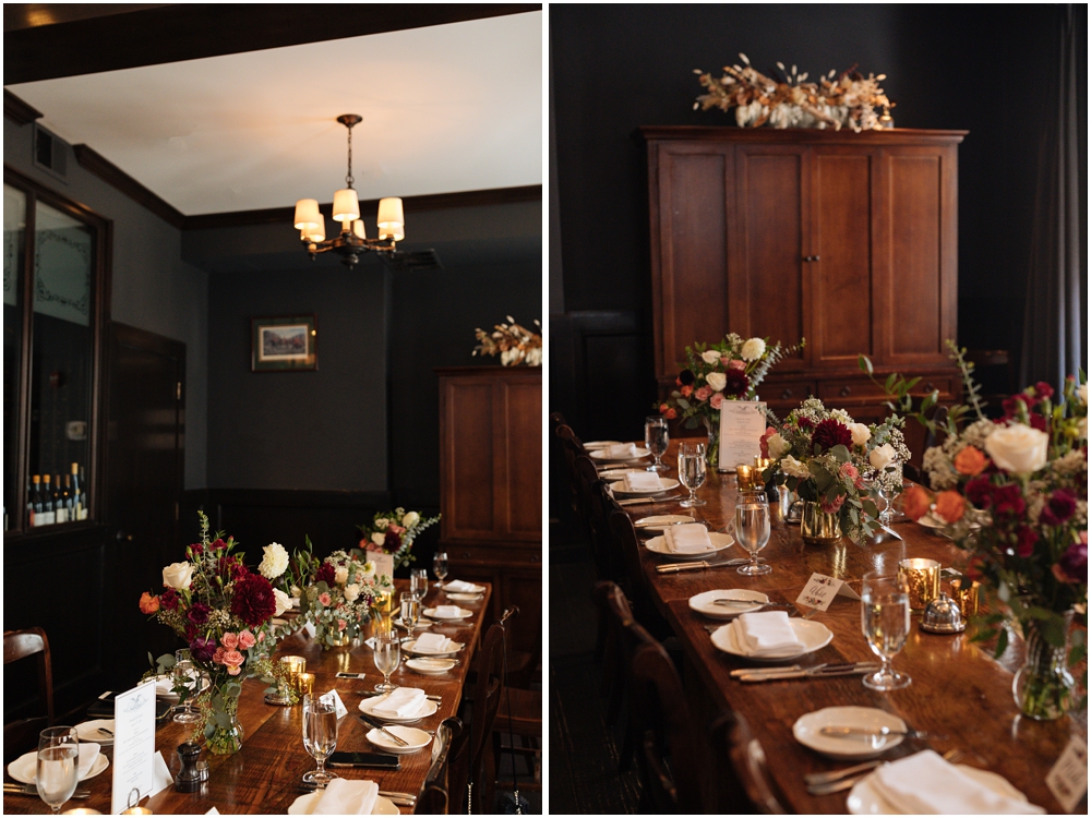 Wayfare Tavern Wedding Reception