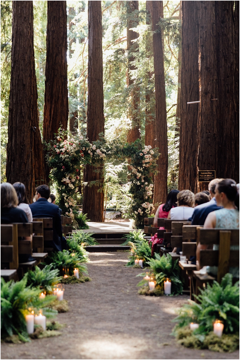 The Family Farm, Woodside redwood wedding venue ceremony site