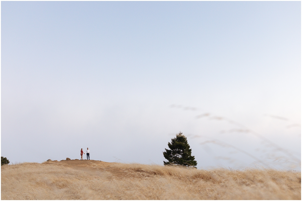 Mt Tamalpais, near San Francisco, engagement photo location