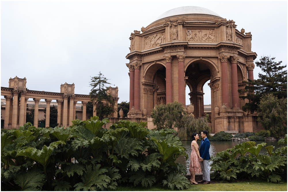 The Palace of Fine Arts, San Francisco engagement photo location