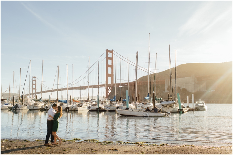 Sausalito, near San Francisco, engagement photo location