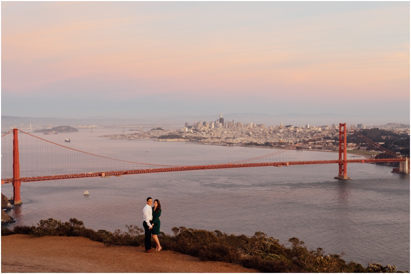 Marin Headlands, near San Francisco, engagement photo location