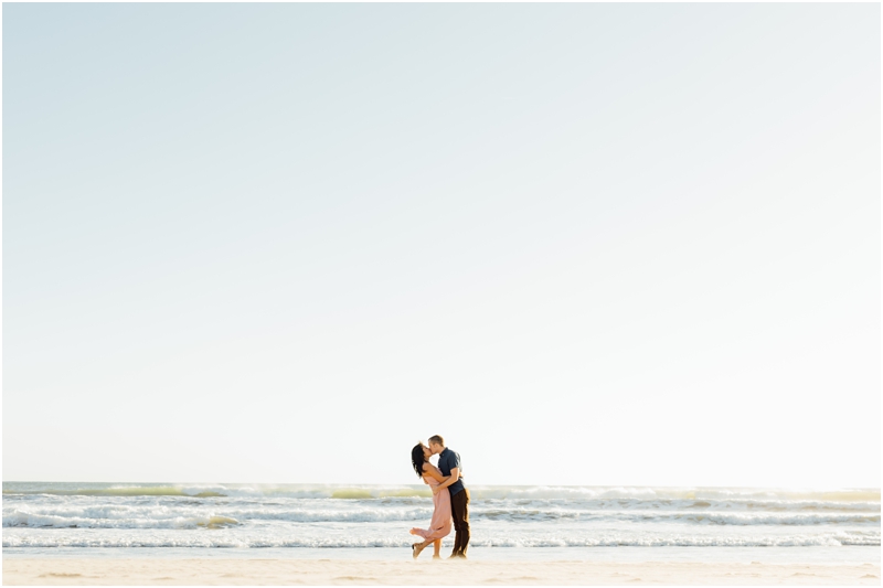 Stinson Beach engagement photo location