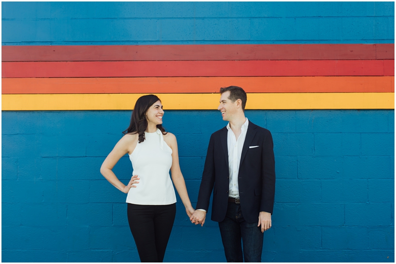 Abbott Kinney Los Angeles engagement photo location