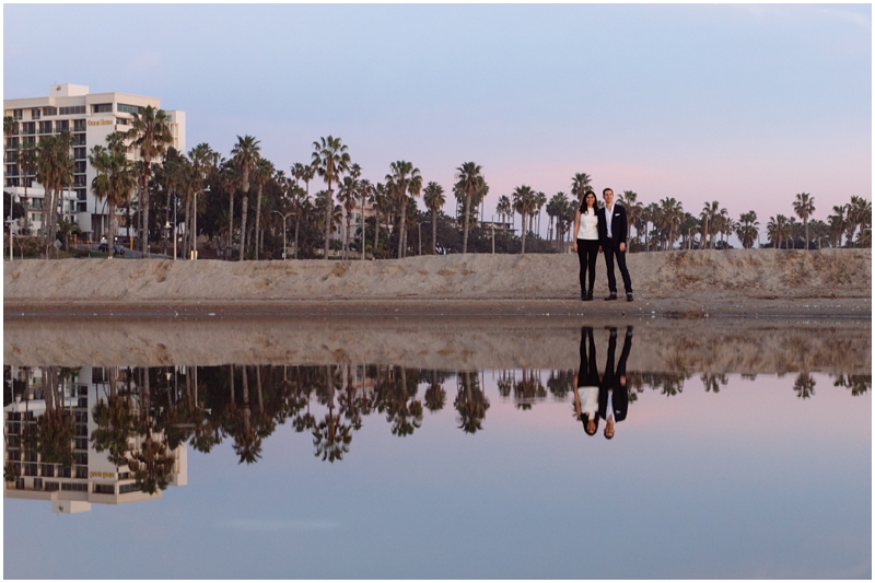 Malibu beach Los Angeles engagement photo location