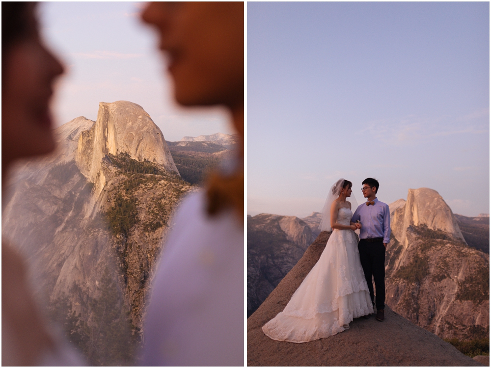 Glacier Point, Yosemite National Park couples portraits