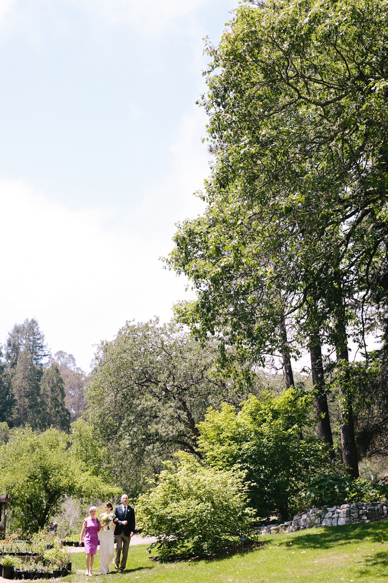 Tilden Botanical Garden Wedding Ceremony site