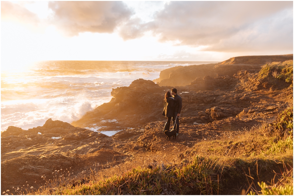 A Starry Proposal in Mendocino engagement proposal under the stars