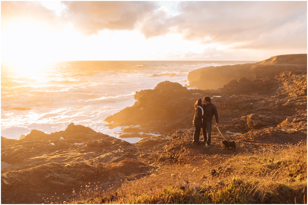 A Starry Proposal in Mendocino engagement proposal under the stars
