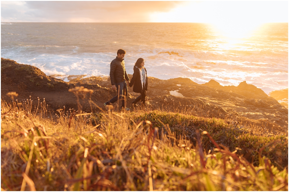 A Starry Proposal in Mendocino engagement proposal under the stars