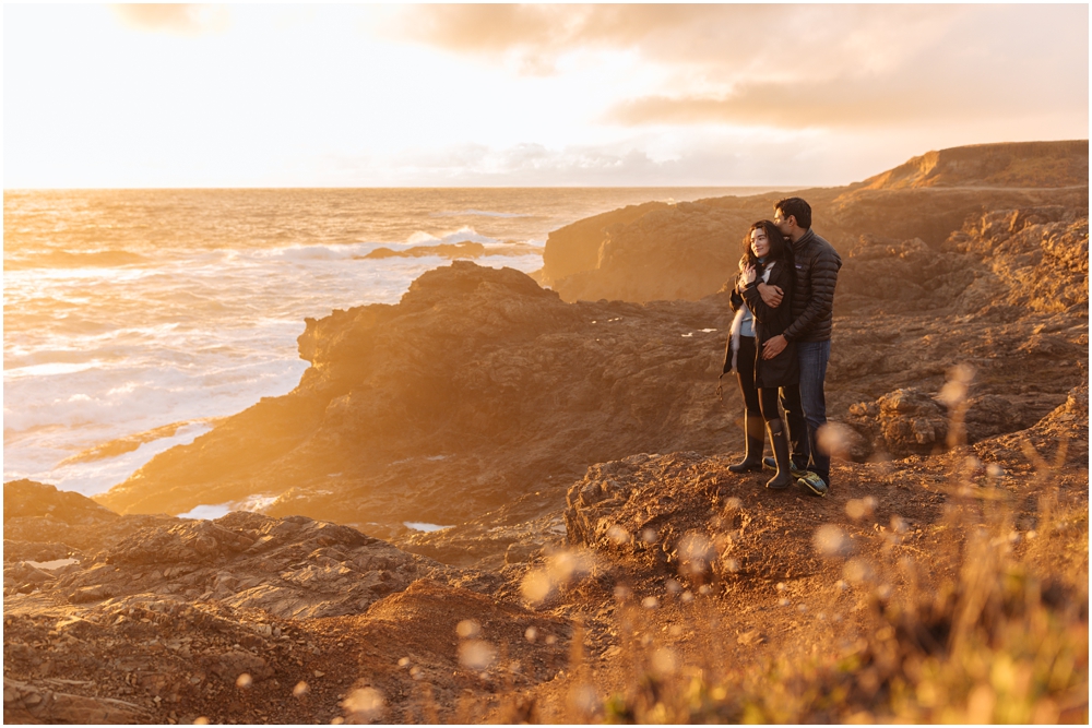 A Starry Proposal in Mendocino engagement proposal under the stars