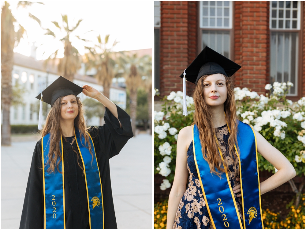 San José State Graduation Photos Simone Anne Photography