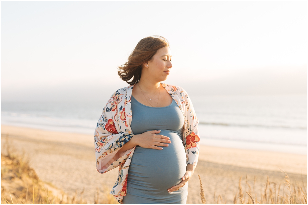 California Beach Maternity Photos