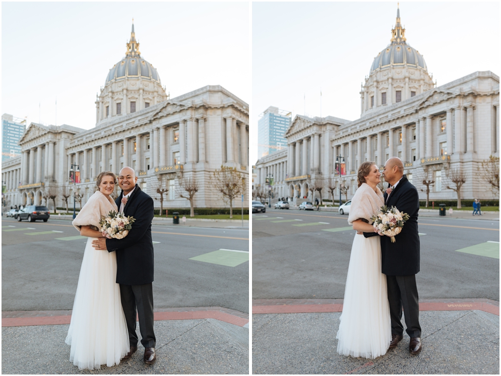Holiday SF City Hall Wedding